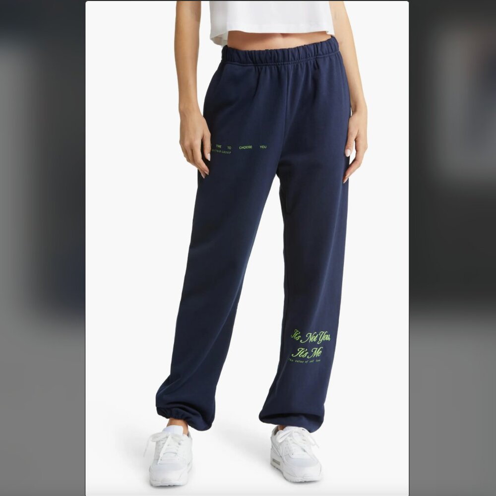 Mayfair Group It's Not You It's Me Cotton Sweatpants - Picture 1 of 11